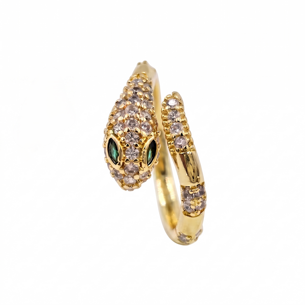 Emarald Snake Ring