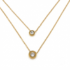Halo Bezel Pendant