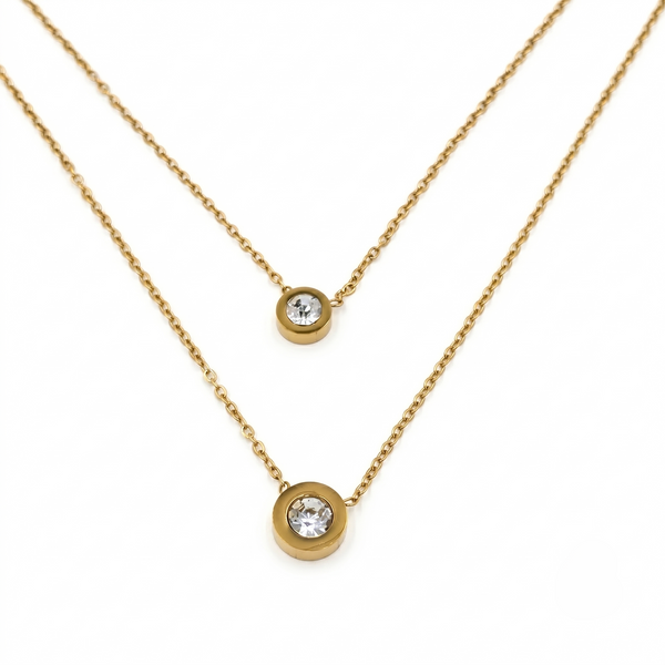 Halo Bezel Pendant