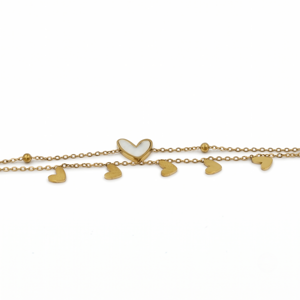 Heart Charm Bracelet