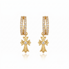Lumi Cross Hoops