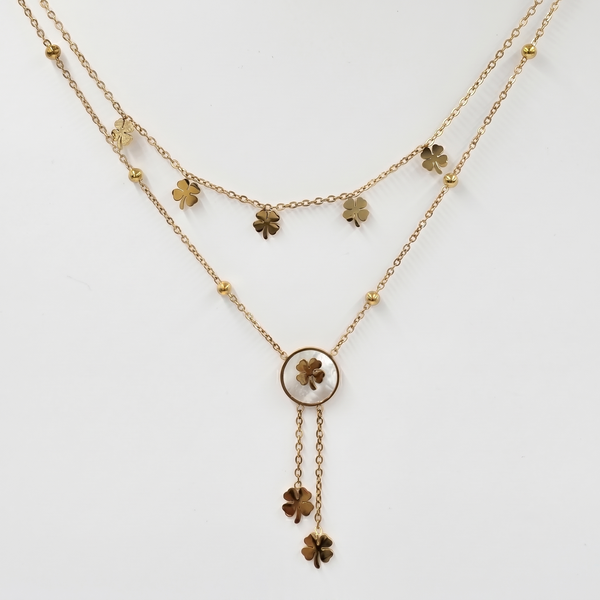 Clover Layered Necklace