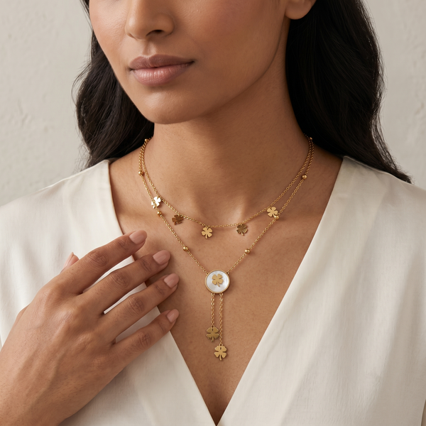 Clover Layered Necklace