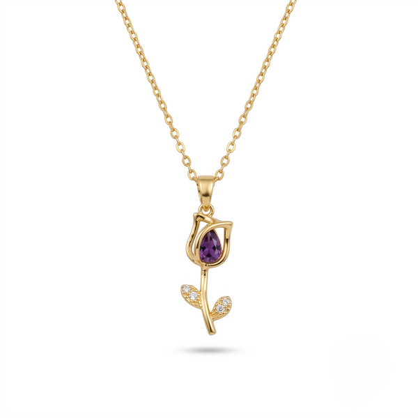 Amethyst Bloom Necklace