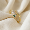 Emarald Snake Ring