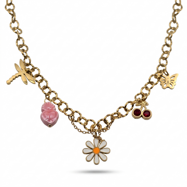 Garden Party Charm Necklace