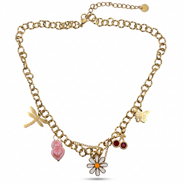 Garden Party Charm Necklace