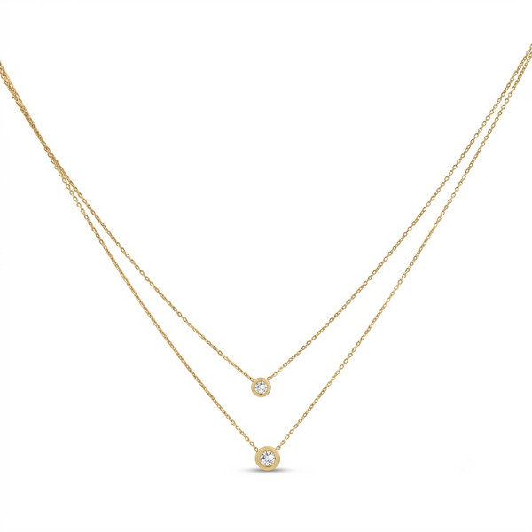 Halo Bezel Pendant