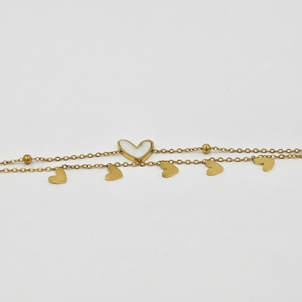 Heart Charm Bracelet