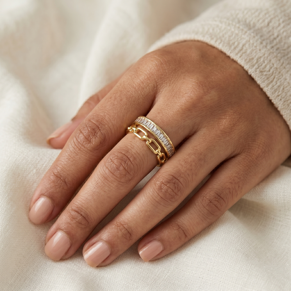 Luxe Link Ring